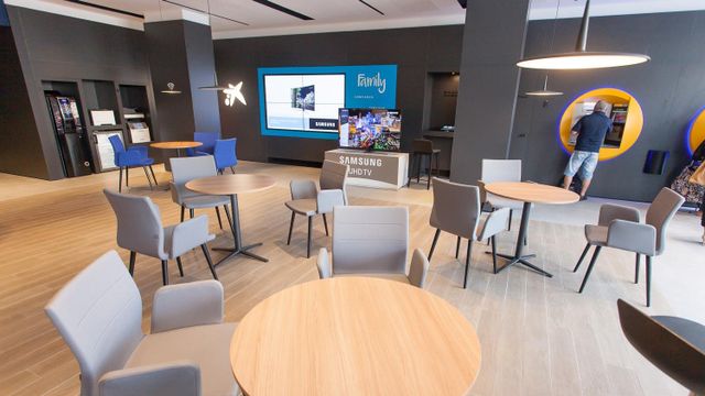 Una oficina de CaixaBank