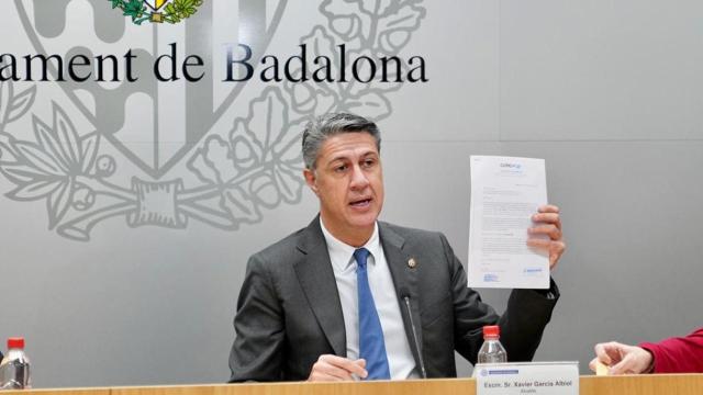 El alcalde de Badalona, Xavier García Albiol, a quien Dolors Sabater propone hacerle una moción de censura / EP