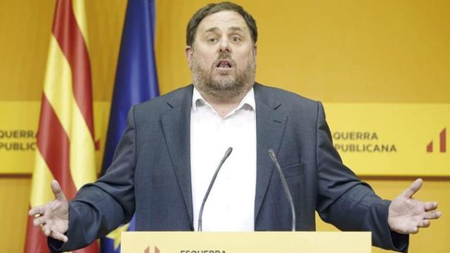 El cabeza de lista de ERC, Oriol Junqueras