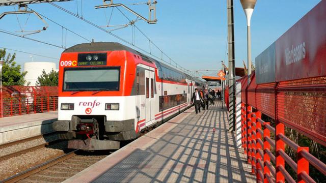 Imagen de la Estación de Cercanías de Viladecans, cerca de donde se ha producido el atropello / TRENS