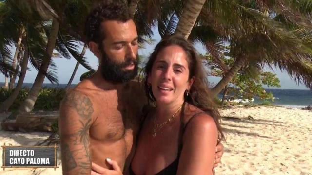 Anabel Pantoja y Omar Sánchez en 'Supervivientes' / MEDIASET