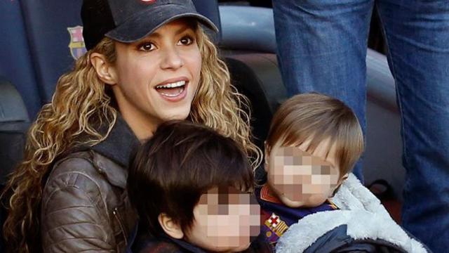 Shakira con sus hijos / EUROPA PRESS