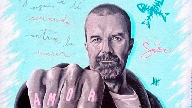 Grafiti en recuerdo a Pau Donés /INSTAGRAM