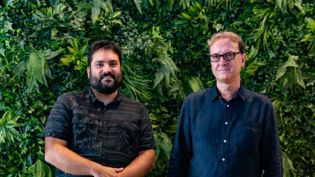 Andreu Navarra y Manel García, en el debate sobre educación y literatura en 'Letra Global' / LUIS MIGUEL AÑÓN (Letra)