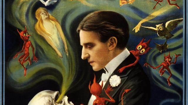 Cartel promocional del gran mago Thurston (1915) / STROBRIDGE LITHOGRAPH & Co