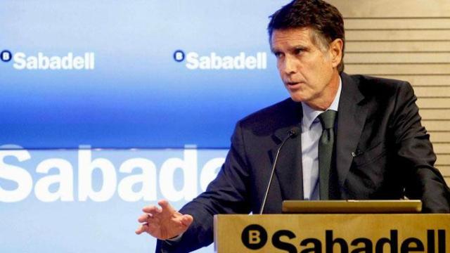El consejero delegado de Banco Sabadell, Jaume Guardiola, en una imagen de archivo / EFE