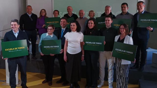Miembros de la entidad Escuela de Todos durante su acto de presentación en Madrid / CEDIDA