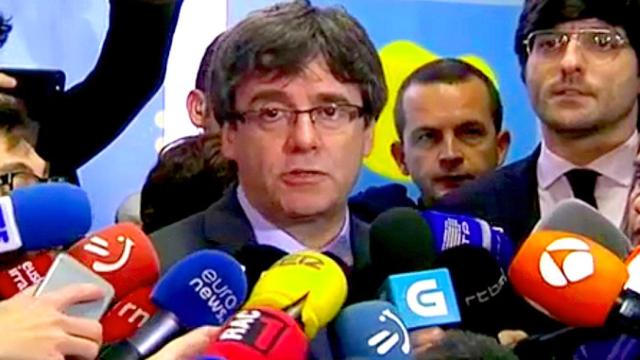Declaraciones de Puigdemont después que el Gobierno le impida usar la oficina de la Generalitat en Bruselas / CG