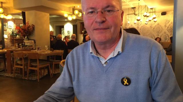 El historiador Josep Maria Solé i Sabaté, durante la entrevista con 'Crónica Global' /CG