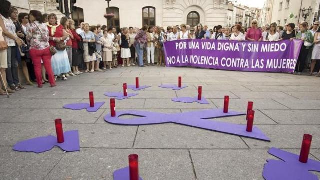 Imagen de archivo de una concentración ciudadana contra la violencia machista / EFE