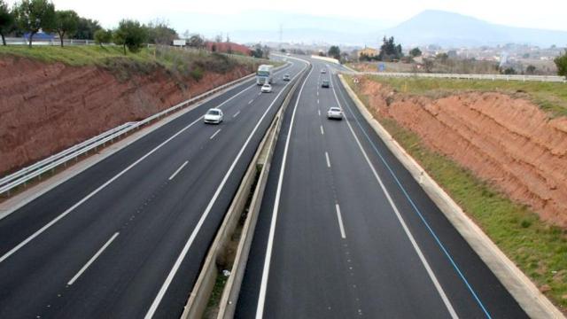 La C-25, una de las principales carreteras que gestiona la concesionaria Cedinsa / TERRITORIO