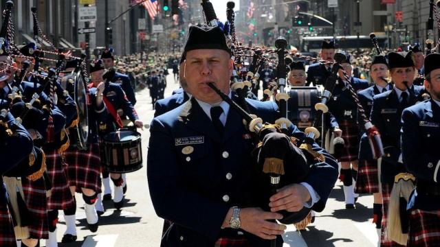 Una foto de la celebración del Día de San Patricio