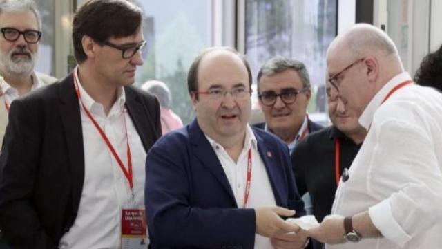 El primer secretario del PSC, Miquel Iceta, en su llegada al Congreso del PSOE / EFE