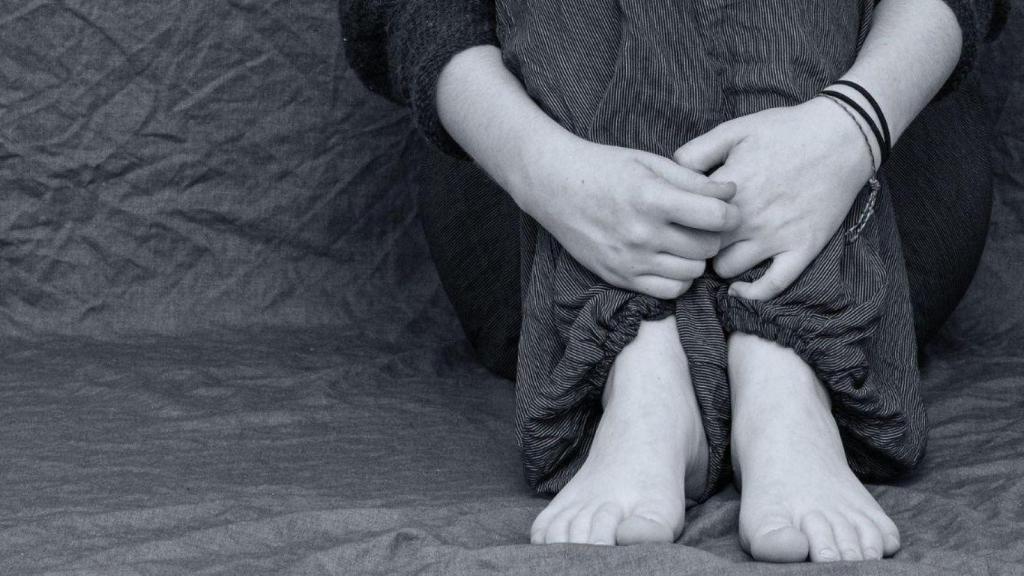 Imagen de archivo de un niño sufriendo bullying