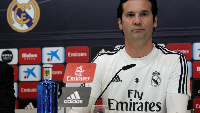 Una foto de Santiago Solari durante una rueda de prensa / EFE