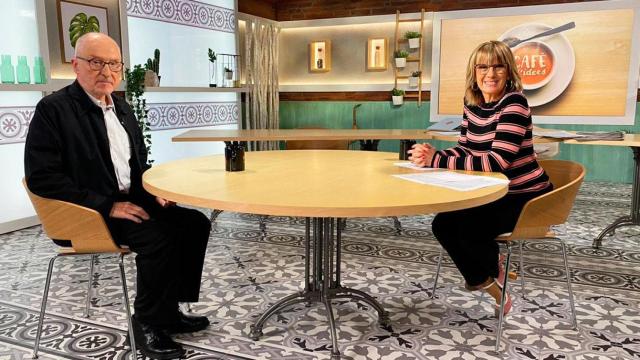 El síndic de Greuges, Rafael Ribó, en 'Cafè d'Idees' con Gemma Nierga / RTVE