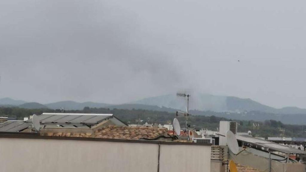 Incendio de este martes en el Garraf de Barcelona / CG
