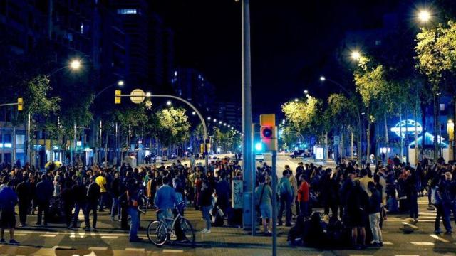 Independentistas mantienen los cortes de la Meridiana durante tres meses / EFE