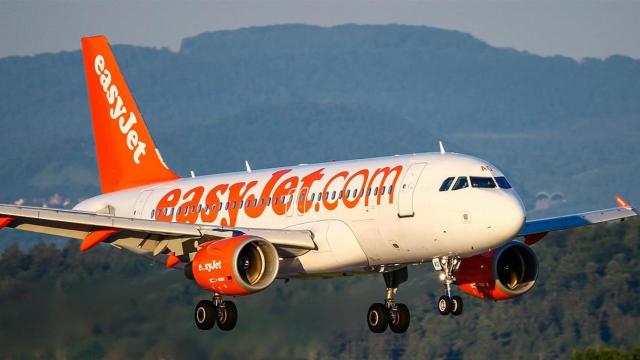 Un avión de la flota de la aerolínea británica EasyJet en una imagen de archivo / EUROPA PRESS