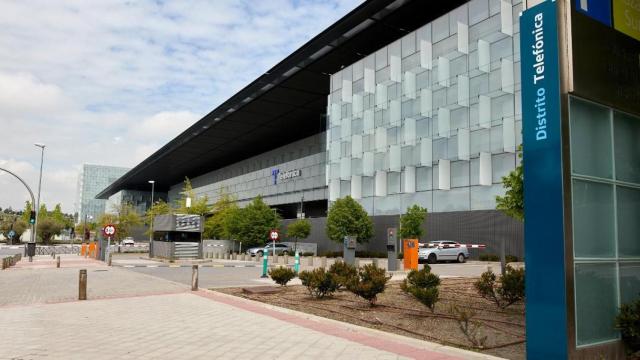 Edificio de la sede de Telefónica en Madrid / EP
