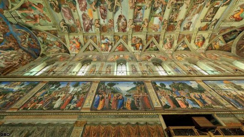 La Capilla Sixtina iluminada con luz LED