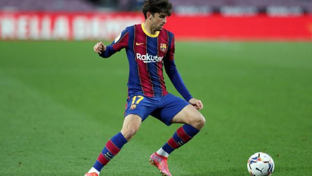 Trincao, en una acción ante el Granada / FCB