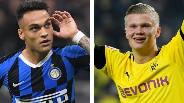 Lautaro Martínez y Erling Haaland, en un montaje | Culemanía