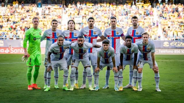 Alineación del Barça, con Gavi y De Jong en el equipo titular / FCB