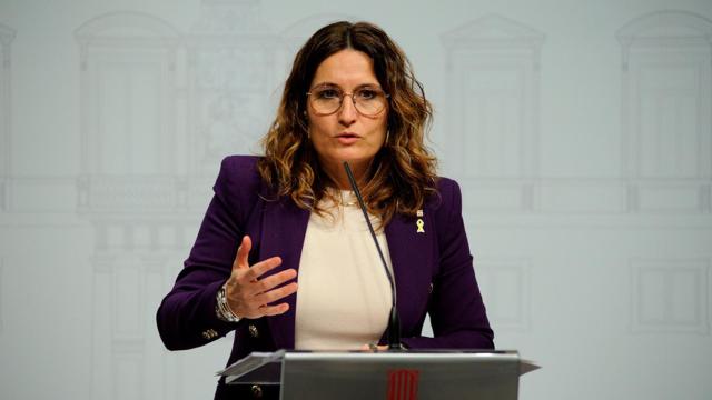 La 'consellera' de la Presidencia del Govern de la Generalitat de Cataluña, Laura Vilagrà / ALBERTO PAREDES - EUROPA PRESS