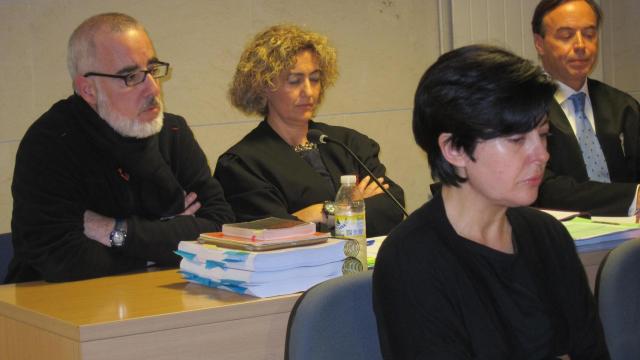 Alfonso Basterra y Rosario Porto, durante el juicio por la muerte de Asunta / EP