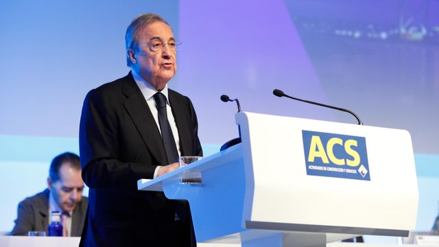 El presidente de ACS, Florentino Pérez