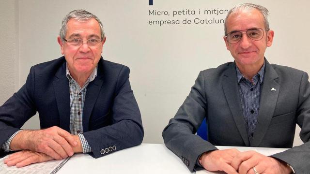 El director del Observatorio de Pimec, Modest Guinjoan, y el secretario general de Pimec, Josep Ginesta / PIMEC