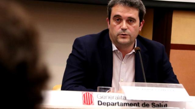 Adrià Comella, director del Servicio Catalán de Salut, en una comparecencia pública anterior / CG