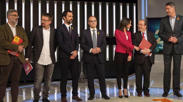 ¿Quién será el ganador? El debate a siete de TVE congregó a una media de 180.000 espectadores, el 7,8% de 'share' en Cataluña / EFE