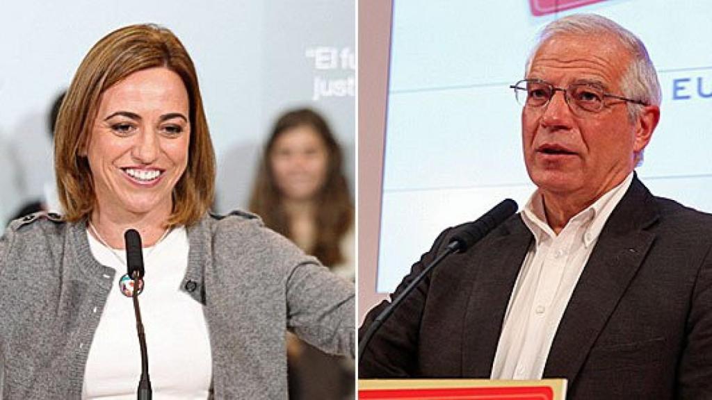 Carme Chacón y Josep Borrell
