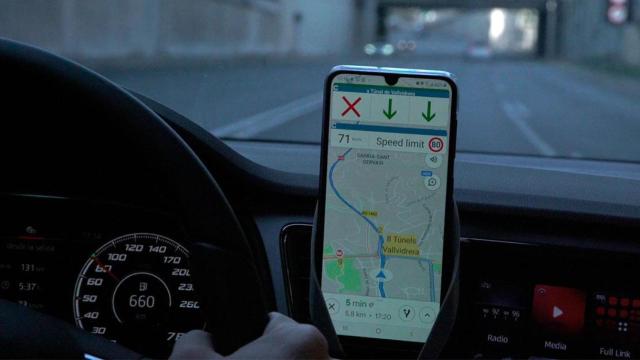 Interfaz de la app C-Mobile Barcelona / RACC
