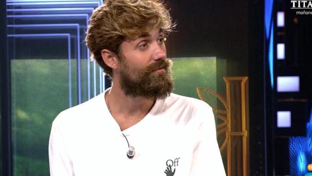 Alejandro Albalá en el plató de 'Supervivientes' / MEDIASET