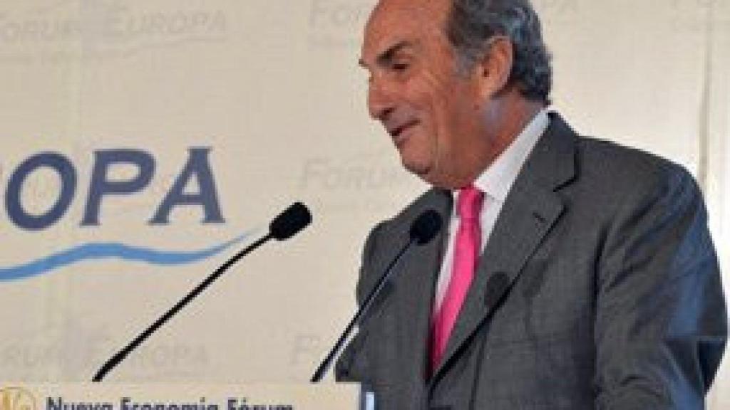 El presidente de Fomento del Trabajo, Joaquim Gay de Montellà, durante su intervención