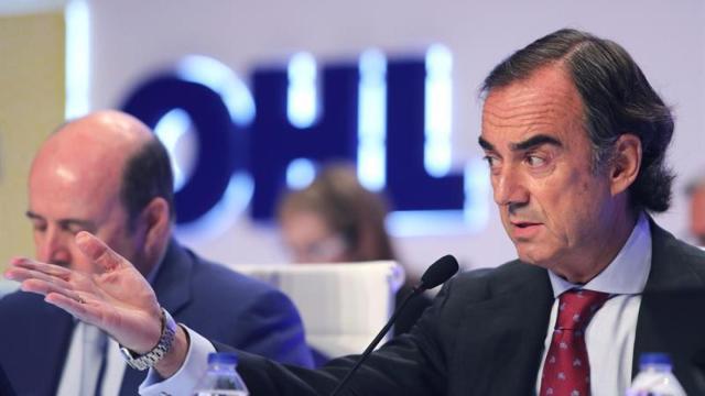 Juan Miguel Villar-Mir de Fuentes, presidente de OHL, durante la junta de accionistas anual de la compañía / EFE