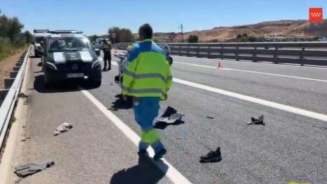 La carretera de San Fernando de Henares, donde ha fallecido un ciclista / SUMMA112