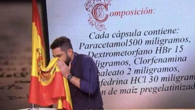 Momento polémico del 'gag' de Dani Mateo / TWITTER