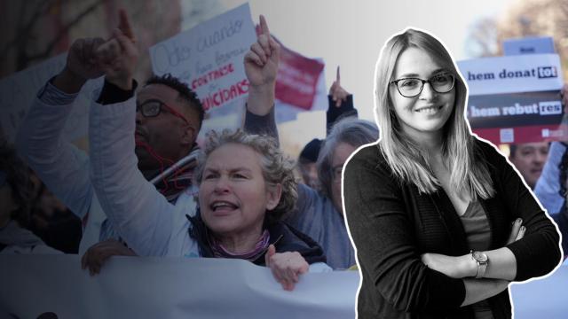 Los médicos y los profesores, en huelga para exigir mejoras laborales / CG