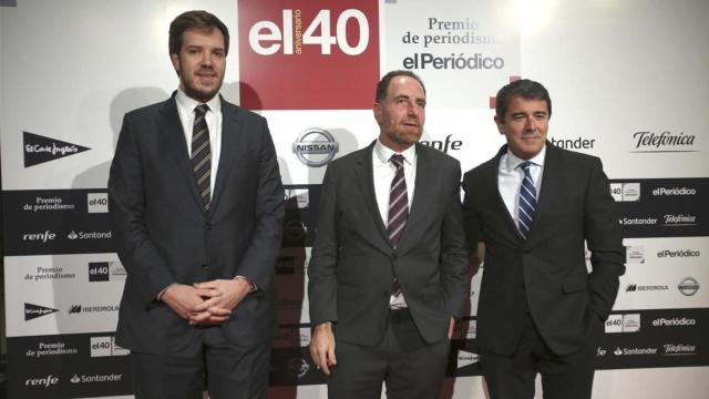 Antonio Asensio, Enric Hernàndez y Agustí Cordón en una imagen de archivo / EL PERIÓDICO DE CATALUNYA