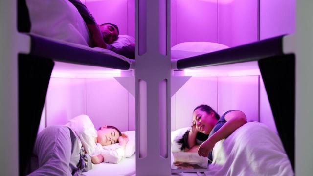 El prototipo de literas que ha presentado Air New Zealand / TWITTER