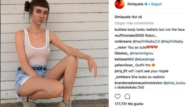 Lil Miquela es una de las influencers virtuales /Instagram/@lilmiquela