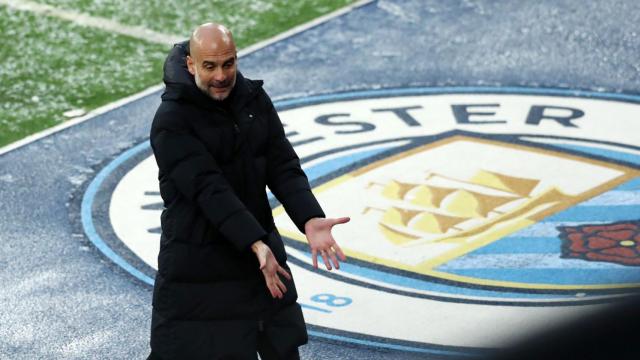 Guardiola, en un partido con el Manchester City | EFE