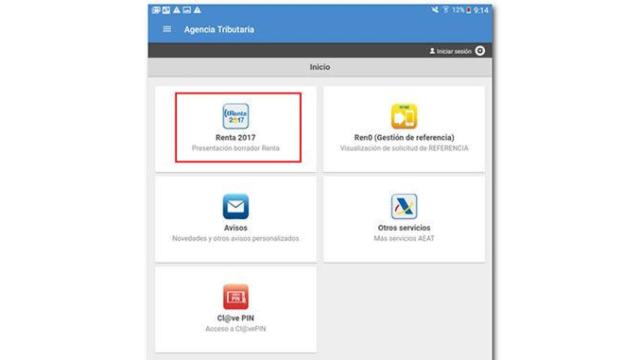 Hacienda lanza una app para presentar la declaración de la renta con un clic