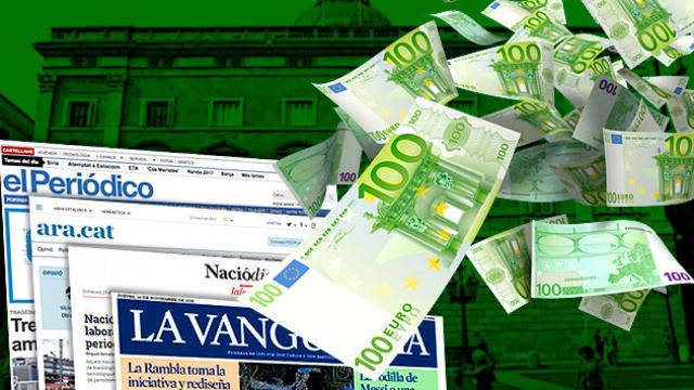 Los medios privados catalanes escritos en catalán o aranés se reparten 7,5 millones en forma de ayuda estructural para su publicación / FOTOMONTAJE DE CG