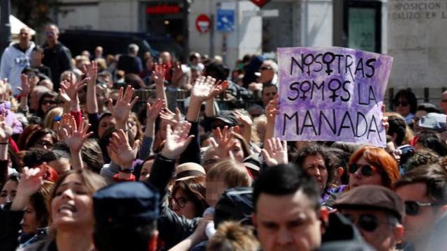 Manifestación en Madrid en contra de la sentencia de 'La Manada' / EFE