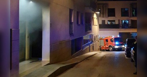 Incendio en Tordera (Barcelona) / POLICIA LOCAL DE TORDERA